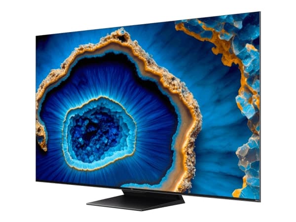 TCL 55C809 - 55" Diagonalklasse (54.6" synlig) - C809 Series LED-bakgrunnsbelyst LCD TV - QLED - Smart TV - Google TV - 4K UHD (2160p) 3840 x 2160 -
