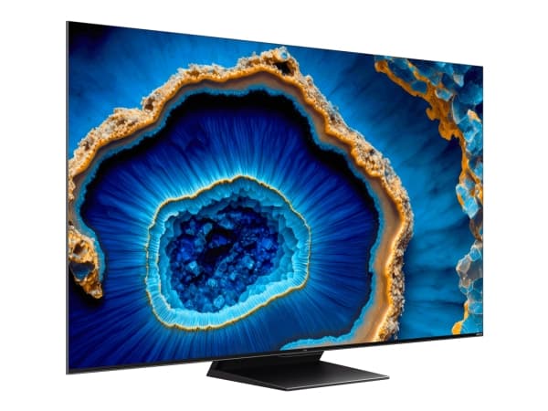TCL 55C809 - 55" Diagonalklasse (54.6" synlig) - C809 Series LED-bakgrunnsbelyst LCD TV - QLED - Smart TV - Google TV - 4K UHD (2160p) 3840 x 2160 -