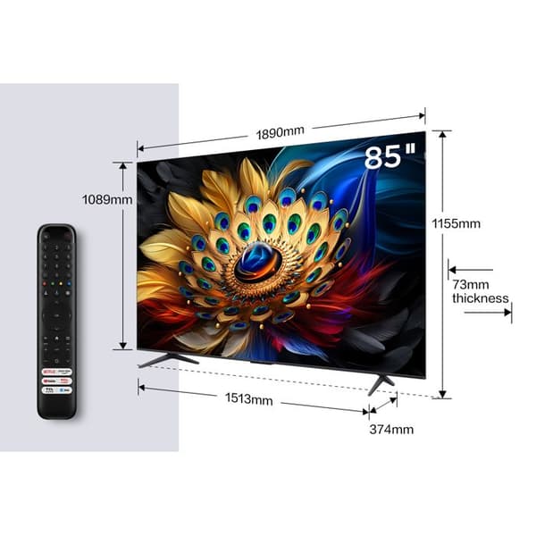 TCL 85C69B QLED Dolby Vision &amp;