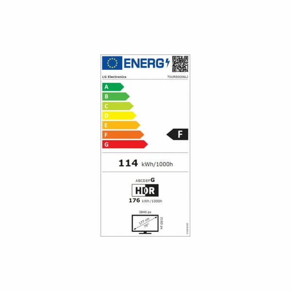 Smart TV LG 70UR80006LJ 70" 4K Ultra HD HDR D-LED
