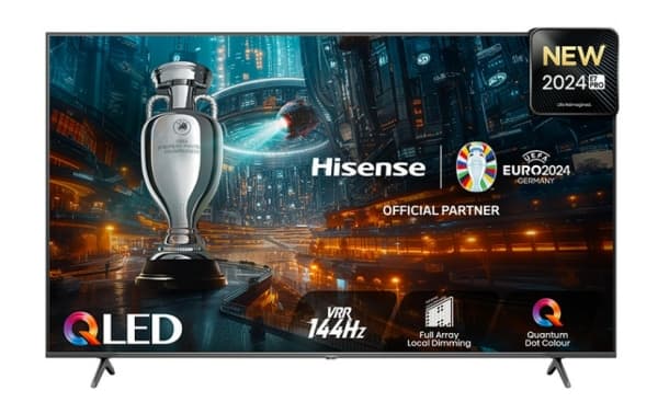 Hisense 55E77NQ PRO, 139.7 cm (55"), 3840 x 2160 pixels, QLED, Smart TV, Wi-Fi, Black