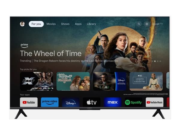 Xiaomi A 2025 - 50" Diagonalklasse LED-bakgrunnsbelyst LCD TV - Smart TV - Google TV - 4K UHD (2160p) 3840 x 2160 - HDR - svart Sort