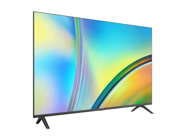 TCL 43S5400A - 43" Diagonal klass S5400 Series LED-bakgrundsbelyst LCD-TV - Smart TV - Android TV - 720p 1366 x 768 - borstad mörk metall (fram)