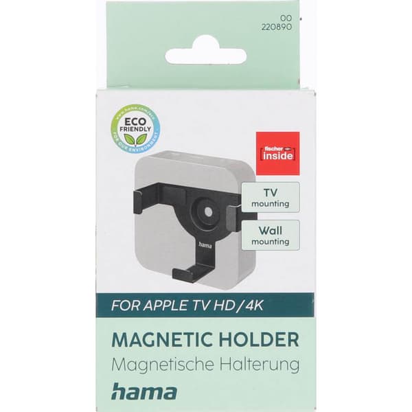 Holder til Apple TV HD 4K 1st/2nd/3rd/4th Gen. Svart