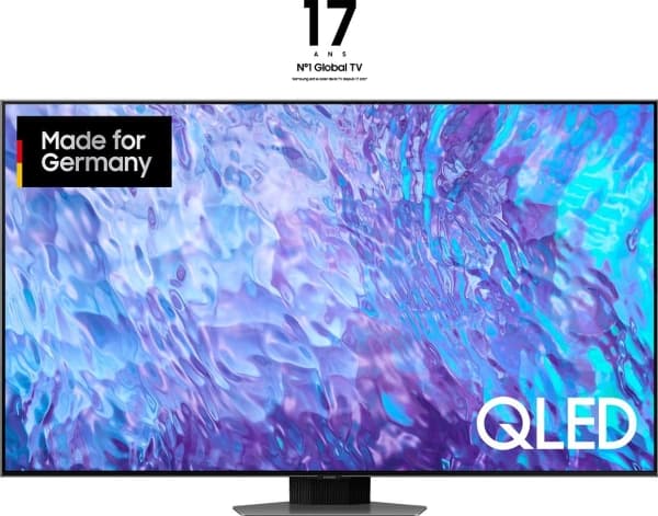 Samsung GQ55Q80CAT - 55" Diagonalklasse Q80C Series LED-bakgrunnsbelyst LCD TV - QLED - Smart TV - Tizen OS - 4K UHD (2160p) 3840 x 2160 - HDR - Quan