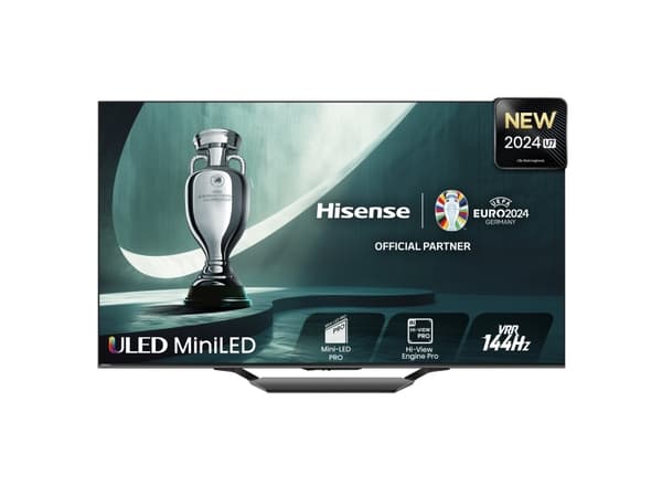 Hisense 55U7NQ - 55" Diagonal klass U7NQ Series LED-bakgrundsbelyst LCD-TV - ULED Mini LED - Smart TV - VIDAA - 4K UHD (2160p) 3840 x 2160 - HDR - Mi