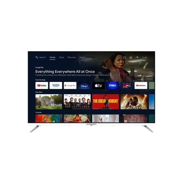 SCHNEIDER GMS50A1GW 55'' LED-TV - UHD 4K - Smart TV - HDR - Vit Vit