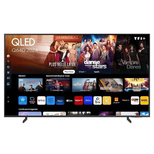 Samsung Q64d Tq55q64dau 55´´ 4k Qled Tv Harmaa