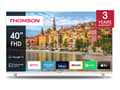 Miniatyrbild 1 av 5: Thomson 40FG2S14W - 40" Diagonal klass LED-bakgrundsbelyst LCD-TV - Smart TV - Google TV - 1080p 1920 x 1080 - Direct LED - vit
