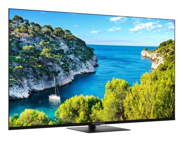 Thomson 43UG5C14 - 43" Diagonalklasse LED-bakgrunnsbelyst LCD TV - Smart TV - Google TV - 4K UHD (2160p) 3840 x 2160 - HDR - Direct LED - svart