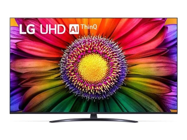 LG 55UR81003LJ - 55" Diagonalklasse UR81 Series LED-bakgrunnsbelyst LCD TV - Smart TV - webOS, ThinQ AI - 4K UHD (2160p) 3840 x 2160 - HDR - Direct L Sort