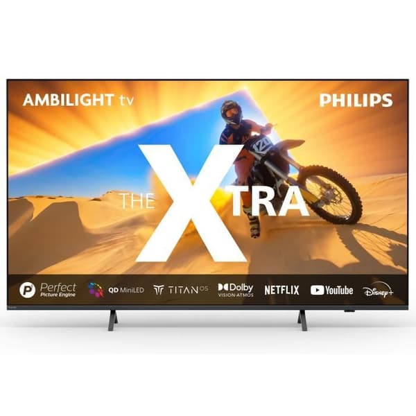 Philips 65PML9049 - TV QLED Mini LED 65" (164 cm) - 4K UHD 3840x2160 - 100Hz - HDR10+ - Smart TV - 4xHDMI - WiFi