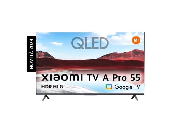Xiaomi TV A Pro 55'''', 139,7 cm (55"), 3840 x 2160 pixlar, QLED, Smart-TV, Wi-Fi, Grå, Titan