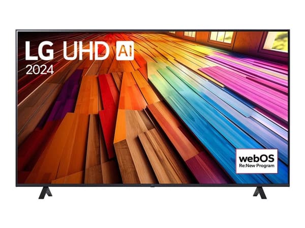 LG 75UT81003LA - 75" Diagonalklasse UT81 Series LED-bakgrunnsbelyst LCD TV - Smart TV - webOS - 4K UHD (2160p) 3840 x 2160 - HDR - Direct LED