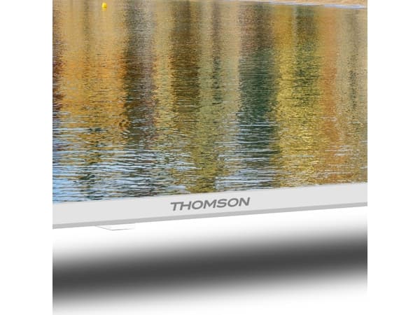 Thomson 32HG2S14W - 32" Diagonal klass LED-bakgrundsbelyst LCD-TV - Smart TV - Google TV - 720p 1366 x 768 - Direct LED - vit