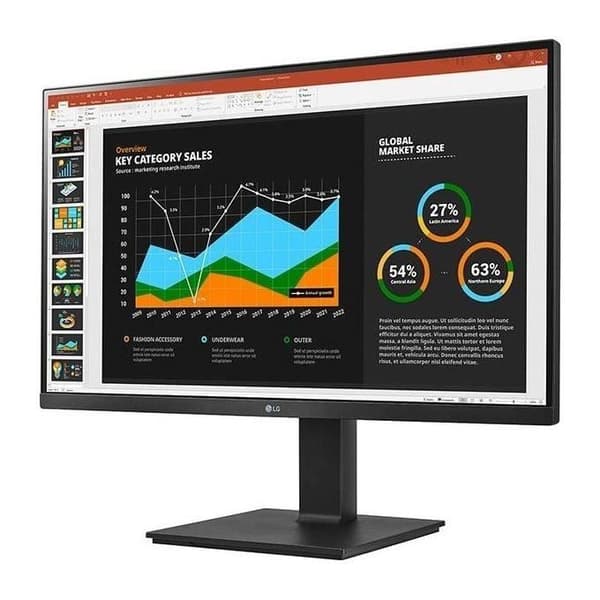 LG LCD 27BQ75QB-B 27" Svart