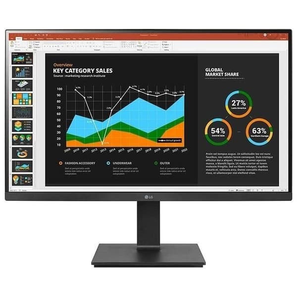LG LCD 27BQ75QB-B 27" Svart