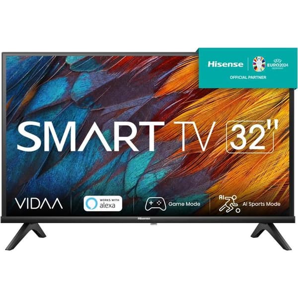 HISENSE 32A4K LED TV 32 tums HD Smart TV Svart