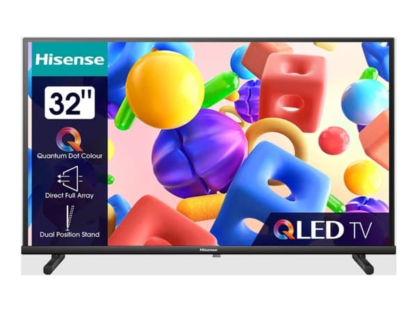Hisense 32A5KQ, 81,3 cm (32"), 1920 x 1080 piksler, QLED, Smart TV, Wi-Fi, Sort Sort