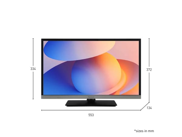 Panasonic TB-24S40AEZ, 61 cm (24"), 1366 x 768 pixels, LED, Smart TV, Wi-Fi, Black