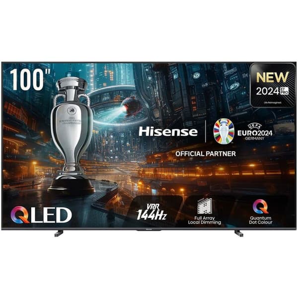 Smart TV Hisense 4K Ultra HD 100" QLED AMD FreeSync Svart