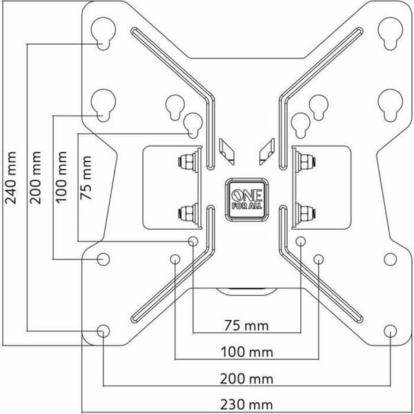 TV-holder One For All WM2241 13"-32" 20 kg