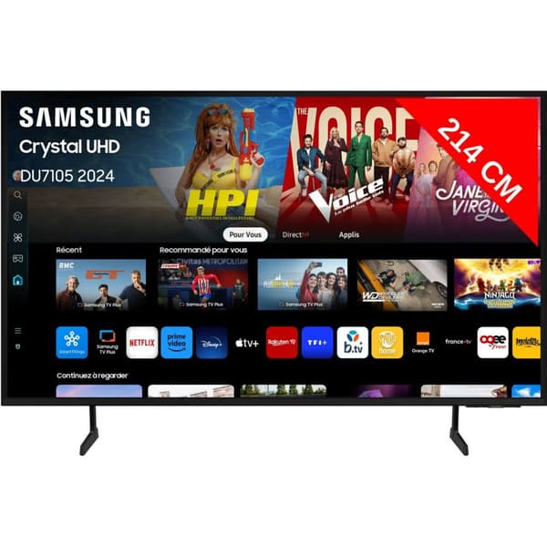 Smart TV Samsung TU85DU7105 4K Ultra HD 85" LED Sort