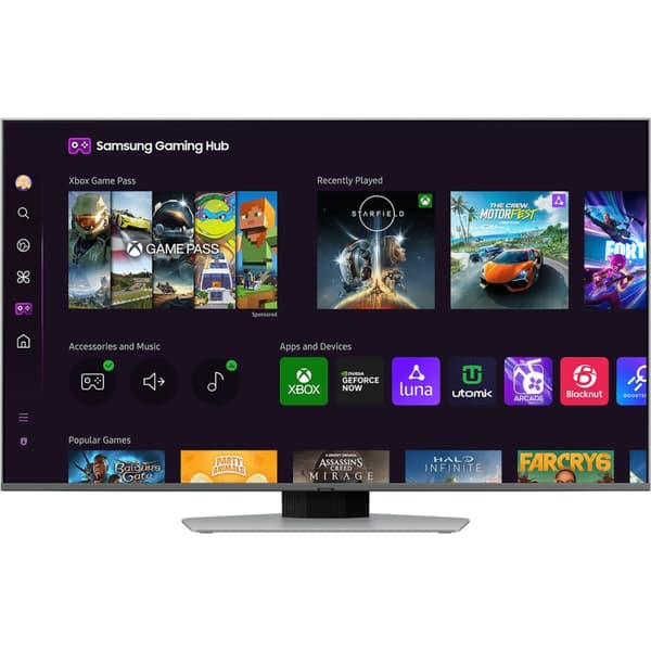 Smart TV Samsung TQ50Q80D 4K Ultra HD QLED AMD FreeSync 50" Sølv