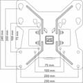 Miniatyrbilde 3 av 3: TV-Montering One For All WM2241 13"-32" 20 kg