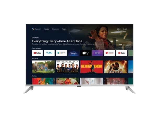 Strong 43UD6593, 109,2 cm (43"), 3840 x 2160 piksler, 4K Ultra HD, Smart TV, Wi-Fi, Sølv Sølv