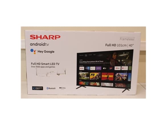 Sharp 40FH2EA | 40" (101 cm) | Smart TV | Android TV | FHD | Black | DAMAGED PACKAGING