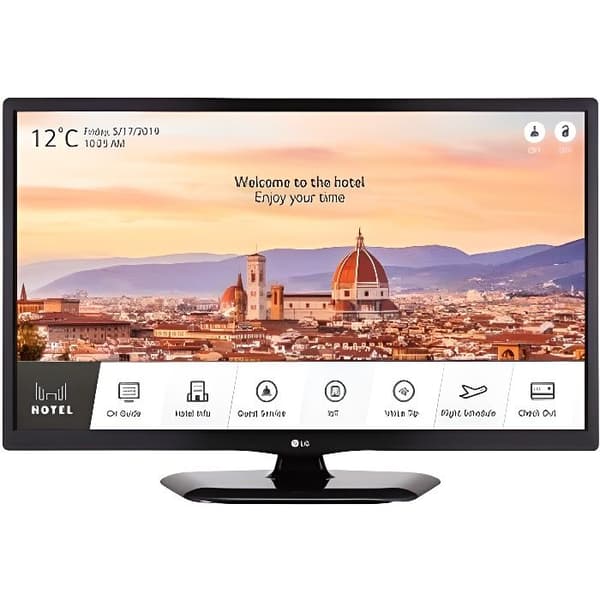 LG 28LT661H TV - 28" LCD - Smart TV - HDR - Pro: Centric - hotellbranschen Svart