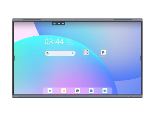 V7 PRO IFP7503-V7PROM - 75" Diagonalklasse LED-bakgrunnsbelyst LCD-skjerm - interaktiv - med pekeskjerm (multiberørings) - 4K UHD (2160p) 3840 x 2160