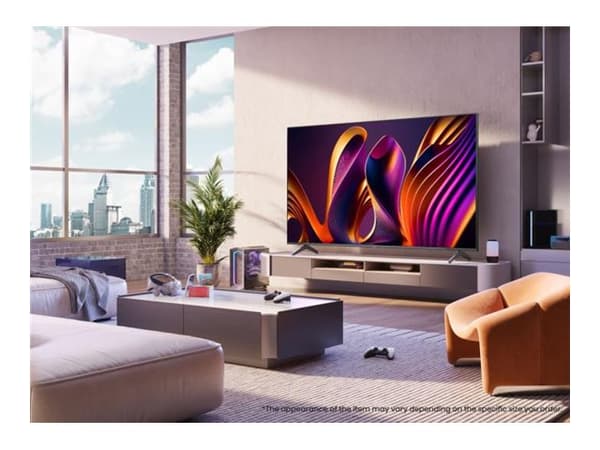 Hisense 65E7NQ PRO - 65" Diagonalklasse E7NQ Pro Series LED-bakgrunnsbelyst LCD TV - QLED - Smart TV - VIDAA - 4K UHD (2160p) 3840 x 2160 - HDR - Qua Grå