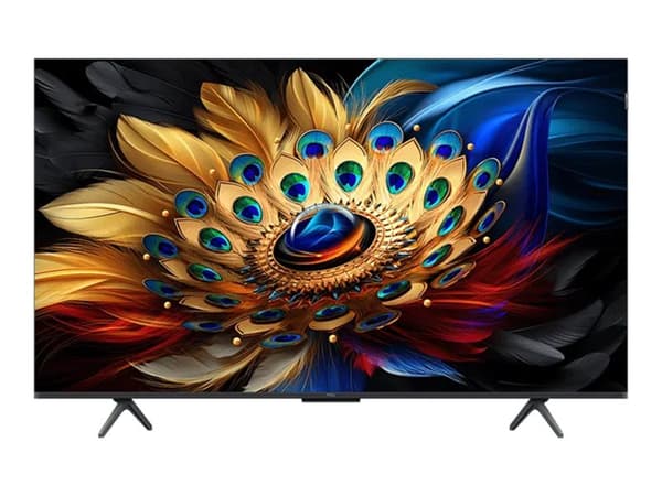 TCL 50C655 - 50" Diagonalklasse (50" synlig) - C655 Series LED-bakgrunnsbelyst LCD TV - QLED Pro - Smart TV - Google TV - 4K UHD (2160p) 3840 x 2160