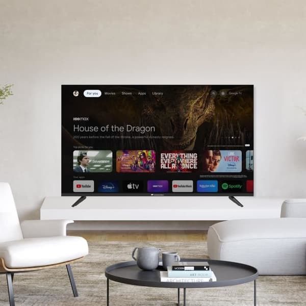 LED-TV - CONTINENTAL EDISON - CELED43SGQLD24B6 - 43'' (109 cm) - QLED UHD 4K 3840x2160 - SMART GOOGLE - 4xHDMI - 2xUSB