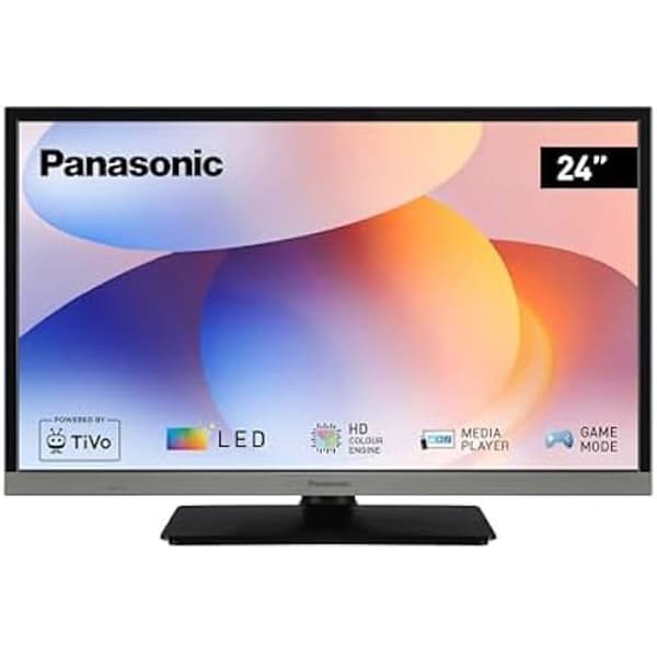 PANASONIC TB-24S40AEZ S40 Series 24'' HD Smart LED TV - TiVo, Google &amp; Alexa - Spelläge Svart