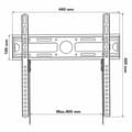 Miniatyrbillede 6 af 11: TV-holder Nox-Xtreme NXLITEWALLSTAND 23"-55" 35 kg
