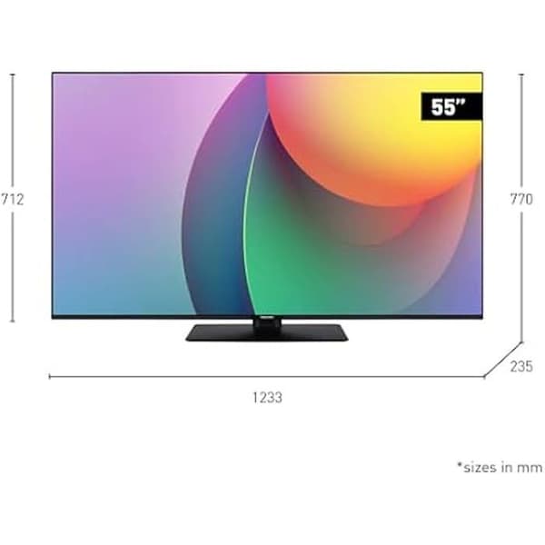 Panasonic TB-55W60AEZ, W60 Series 55-tums 4K Ultra HD LED Smart TV, 2024, TiVo, 4K Color Engine, Dolby Vision &amp; Atmos, Game Mode