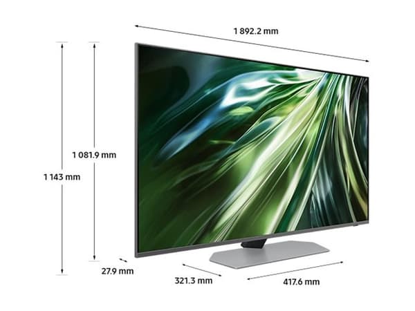 Samsung QE85QN90DAT - 85" Diagonalklasse QN90D Series LED-bakgrunnsbelyst LCD TV - Neo QLED - Smart TV - Tizen OS - 4K UHD (2160p) 3840 x 2160 - HDR