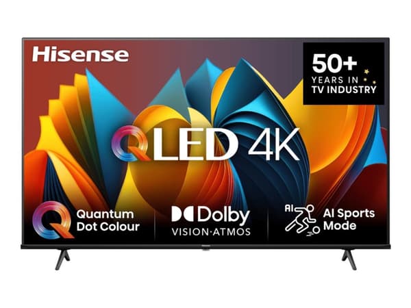 Hisense 85E7NQ - 86" Diagonalklasse E7NQ Series LED-bakgrunnsbelyst LCD TV - QLED - Smart TV - VIDAA - 4K UHD (2160p) 3840 x 2160 - HDR - Quantum Dot Sort