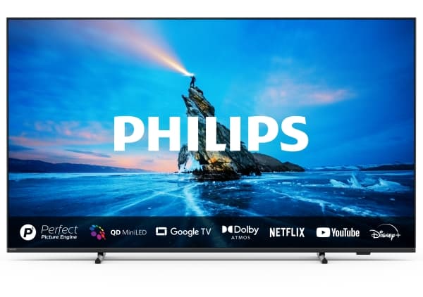 Philips 55PML8709 - 55" Diagonalklasse LED-bakgrunnsbelyst LCD TV - Smart TV - Google TV - 4K UHD (2160p) 3840 x 2160 - HDR - Mini-LED, Quantum Dot -