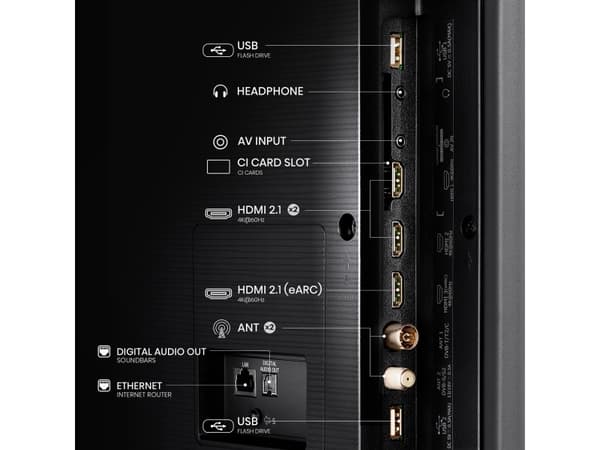 Hisense 50U6NQ - 50" Diagonalklasse U6NQ Series LED-bakgrunnsbelyst LCD TV - ULED Mini LED - Smart TV - VIDAA - 4K UHD (2160p) 3840 x 2160 - HDR - Mi