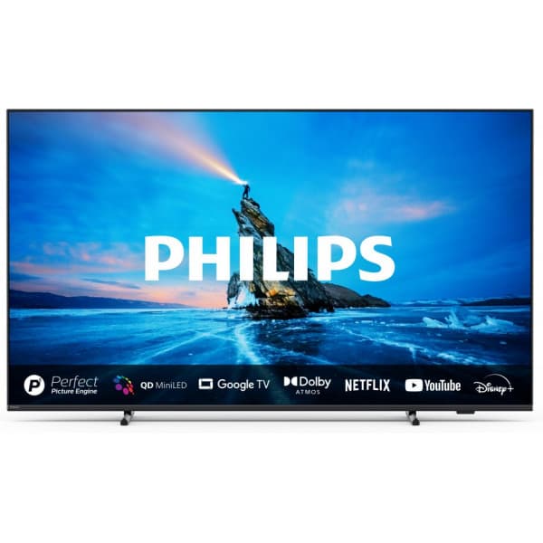 Philips 75" PML8709 – 4K QD Mini-LED Google TV Harmaa