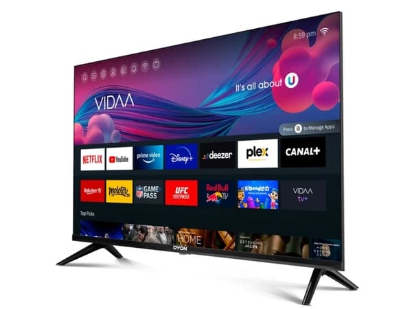 Dyon Smart 40 VX-2, 101,6 cm (40"), 1920 x 1080 piksler, LED, Smart TV, Wi-Fi, Sort Sort