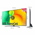 Miniatyrbild 4 av 6: Smart TV LG NanoCell 75" 4K Ultra HD 75" LED HDR NanoCell