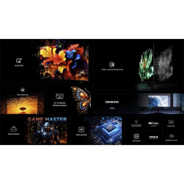TCL C765 75" 4K QD Mini-LED Google TV