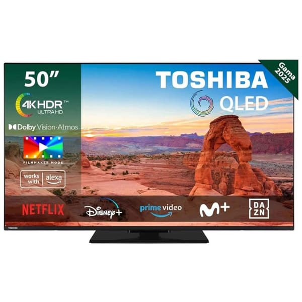 Toshiba 50qv3463dg 50´´ 4k Qled Tv Svart