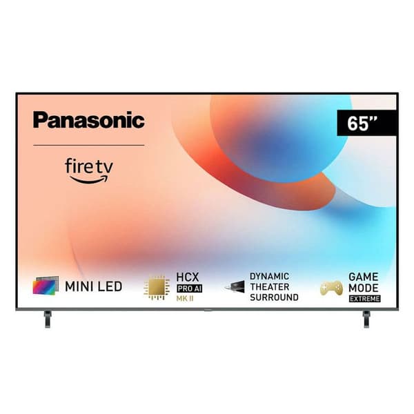 Mini LED 4K TV 65' (165 cm) 16/9 - 144 Hz - Dolby Vision IQ/HDR10+ Adaptive - Fire TV - HDMI 2.1 - Wi-Fi/Bluetooth - HFR, V Svart