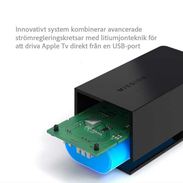 Mission Apple TV-adapter for USB/12V